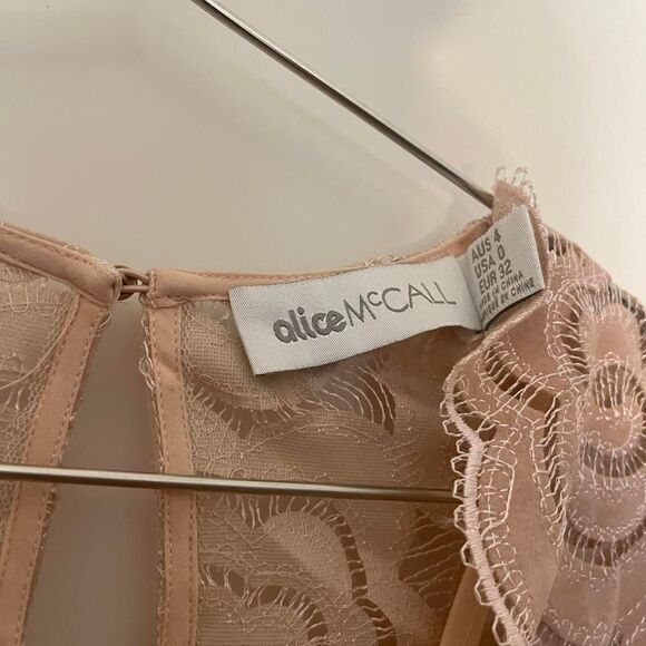 Alice McCall Women's Tan and Pink Playsuit-romper - Picture 6 of 7